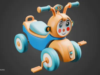 Pedal Ride-On 3D model get