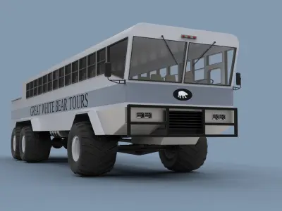Polar rover 3D model