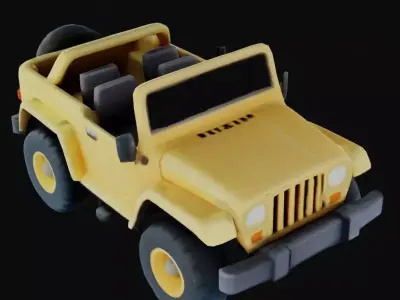 Sunny Rover Low-poly 3D model