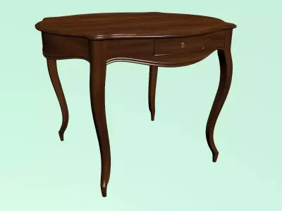 Round table 3D model