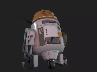 C1-10P AKA Chopper Low-poly 3D model