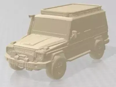 Mercedes Benz G Class W463 Radical Off Road Printable Car 3D print model