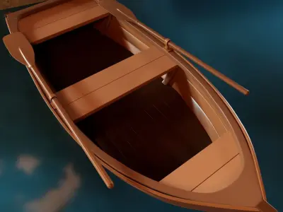 Small Boat Free 3D model