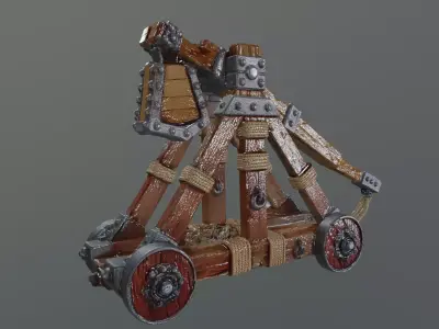 catapult 3D model purchase
