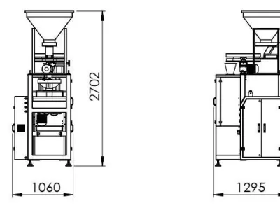 Quantitative packaging machine 3D design model 3D model