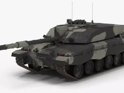 FV 4034 Challenger 2 Low-poly 3D model