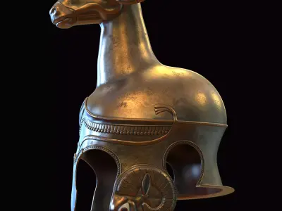Achilles Helmet 3D print model