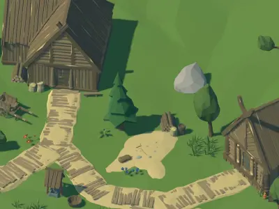 RPG Poly Pack - Lite Free low-poly 3D model