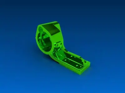 Bracket Pump Mechine MIlling 3D model