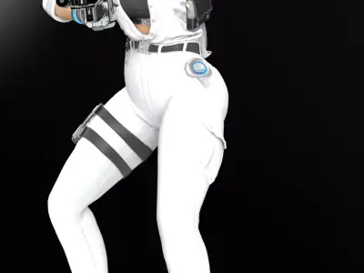 Hailey Tactical Gunner  3D print model