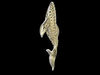 Fusion Fish Jewel 3D print model