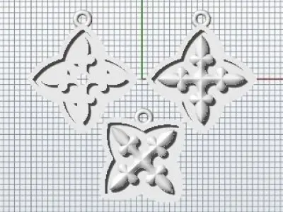 Kranok pattern Free 3D print model purchase