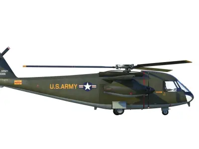 Lockheed CL-945 stowed rotor aircraft CARR 3D model