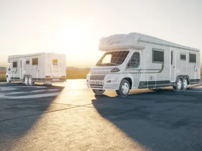 Cheyenne camper 3D model
