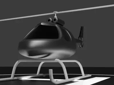 Helicopter 3D Model 3D model