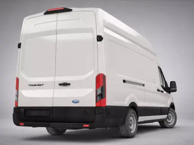 Ford Transit 2020  High-Quality Car Model 3D model