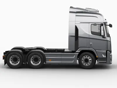  Hyundai Xcient with trailer 