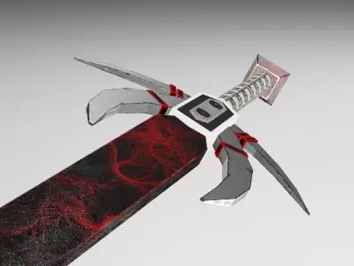 Ishar sword Free low-poly 3D model