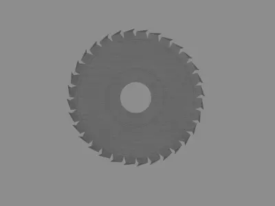 Circular Saw Blade Low-poly 3D model purchase
