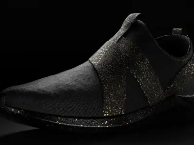 Shoe black shoe Free 3D model