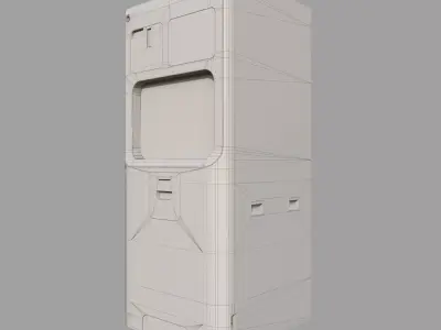 Sterilising Machine Low-poly 3D model