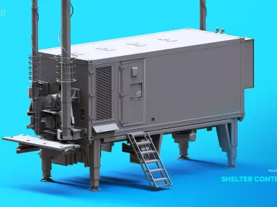 Shelter Control View 3D model