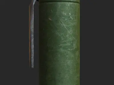 smoke grenade Low-poly 3D model