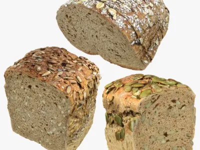 Sliced Bread Collection 3 3D model