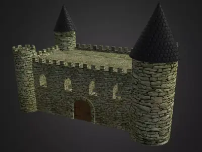 Castle 3D model purchase