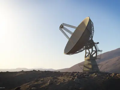 Radio Telescope Antenna 3D model