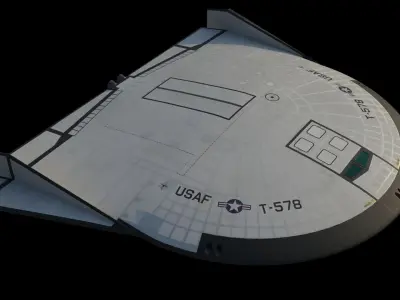 Lenticular Reentry Vehicle 3D model