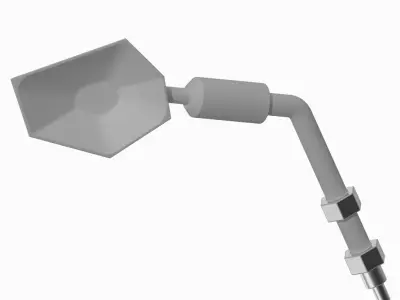 Motorcycle Mirror Cover 3D print model