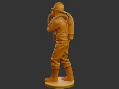 Czechoslovakian firefighter 90s 006 3D print model