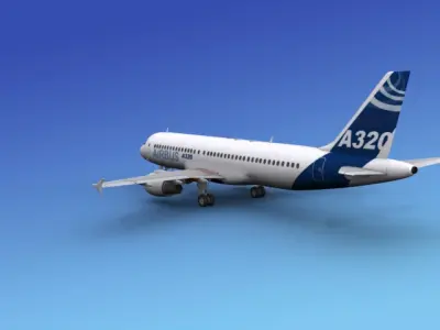 Airbus A320 2 3D model