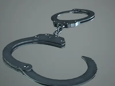 Handcuffs Free low-poly 3D model