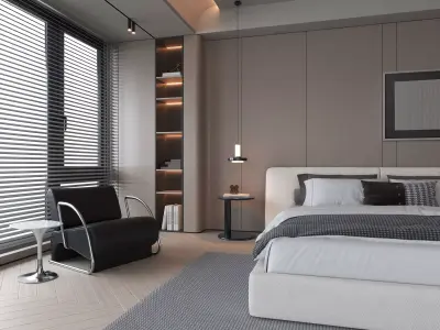 Bedroom Interior 07 3D model