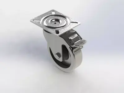 Rodizio Schioppa GL 514 PE G Wheel 3D model