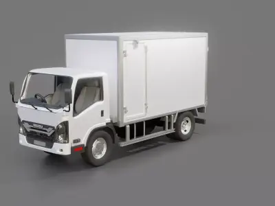 Isuzu Elf 2023 Cargo Truck 3D model