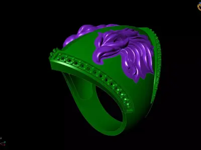 RINGS bird Free 3D print model
