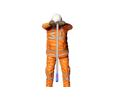 N2 Railway Track Worker 3D print model