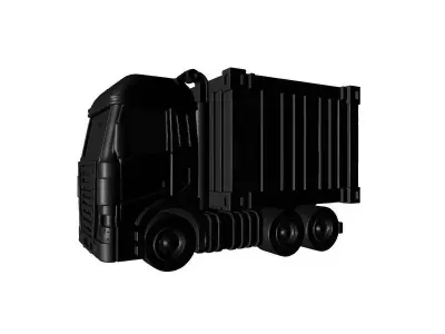 Decorative Van Truck Tail Model 3D print model