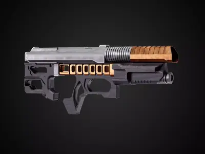 Sci Fi Game Ready Melee 4k Textures Blenderkit Free 3D model