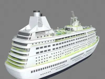 Cruise Ship 3D model