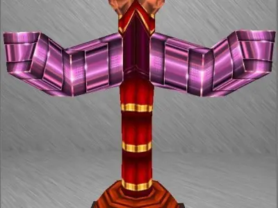Sultan Sword Low-poly 3D model