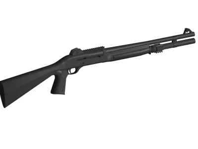 Benelli M1014 Automatic Shotgun 3D model