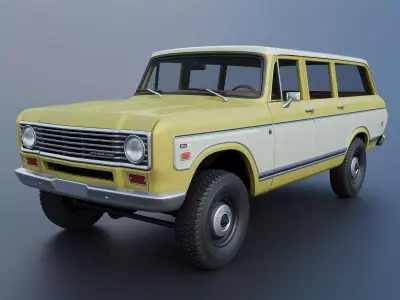 International Travelall 1974 3D print model