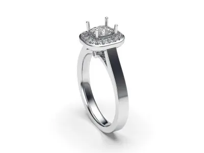solitaire with ring sizes  8 part S96 3D print model