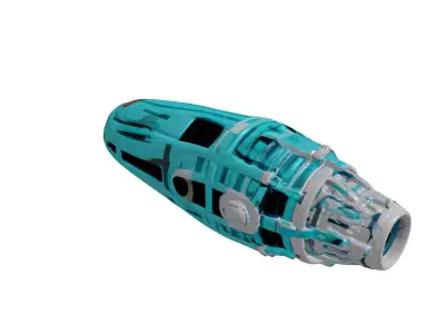 Cybernetic Eye Implant 3D Model 3D model get