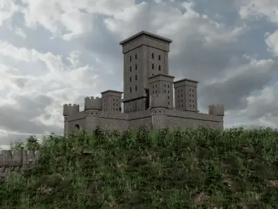 Castle 3D model 10