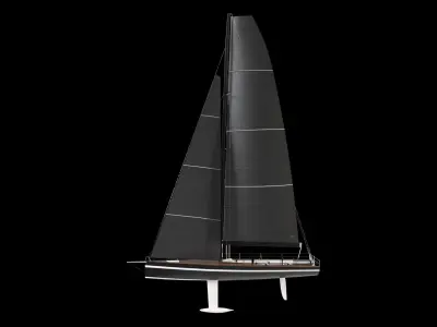 Sailing Yacht 3D model V1
